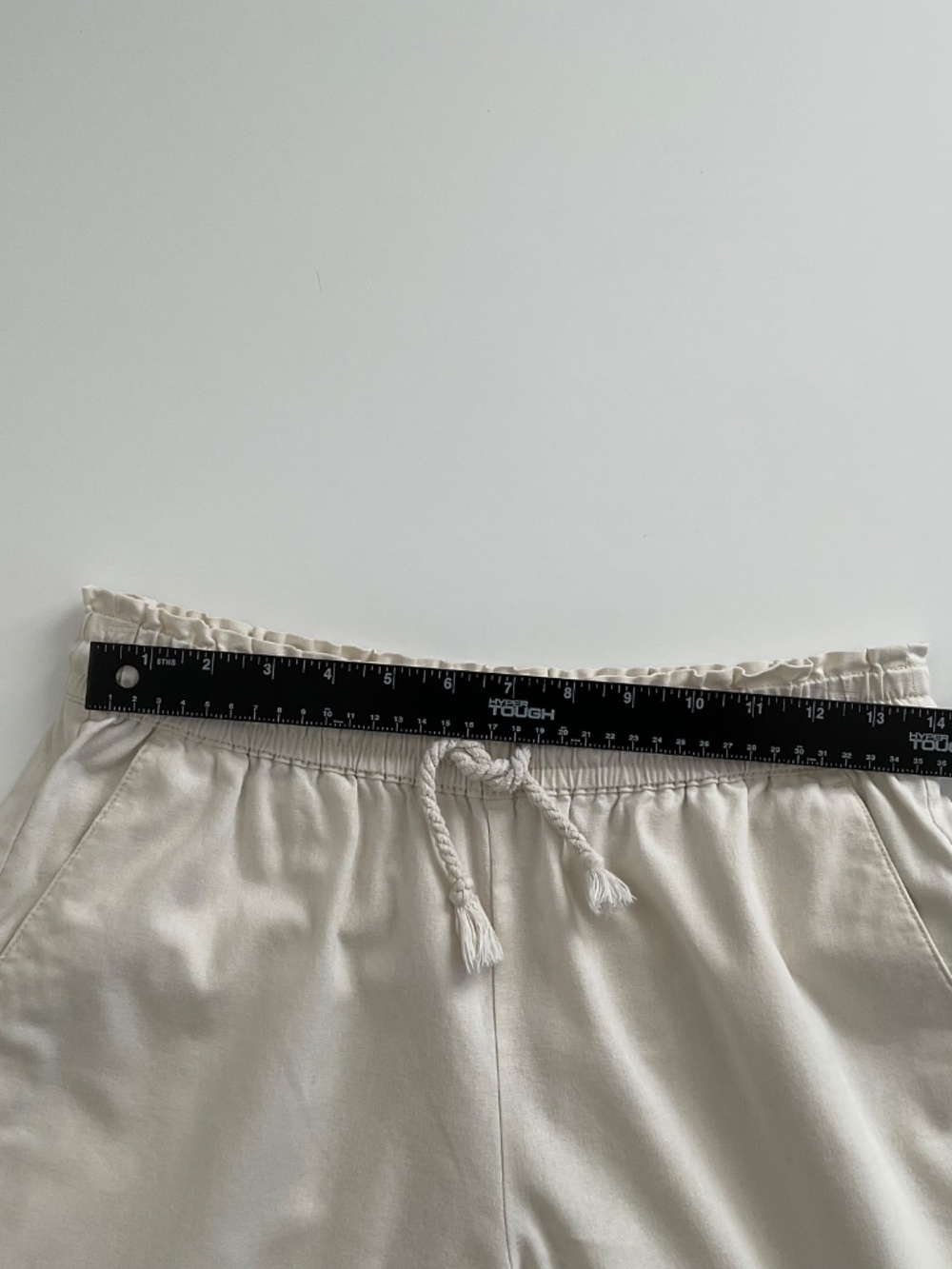 J.Crew Linen Blend Wide Leg Drawstring Pants Sz S Off White Boho Chic Coastal - Picture 6 of 11